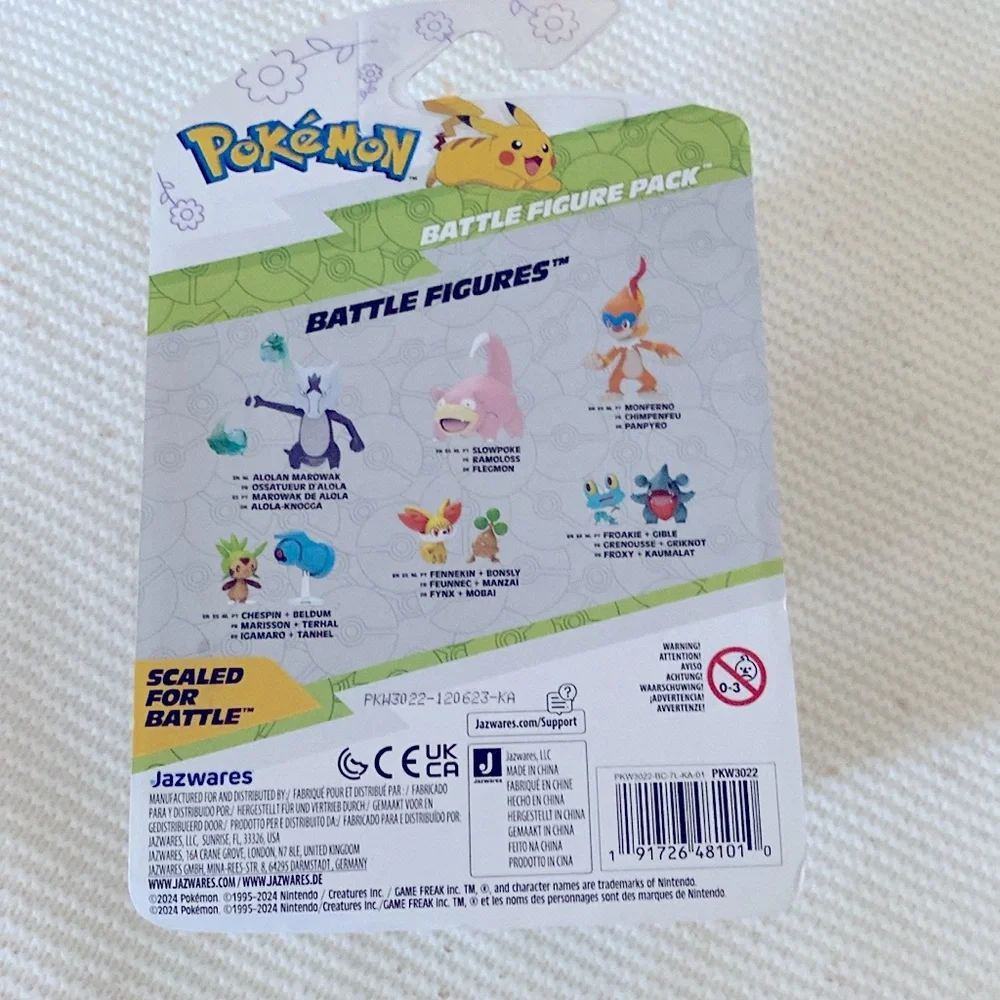 Pokémon battle figure pack